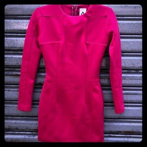 Aqua pink micro mini dress